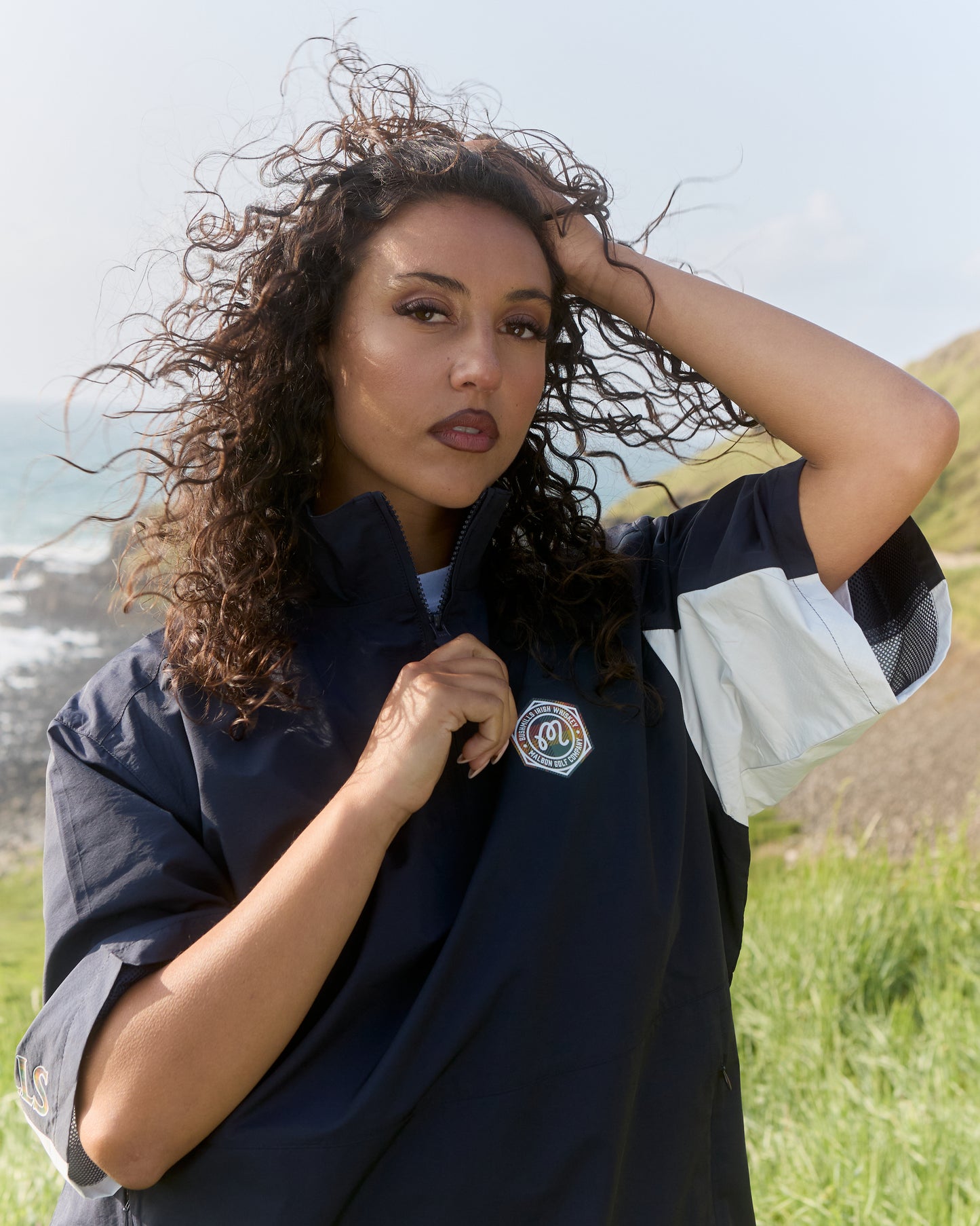 The Malbon x Bushmills Nylon Windbreaker